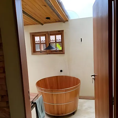 Sitio Santo Antonio - Chale 1 Com Ofuro Guest House Atibaia Exterior photo